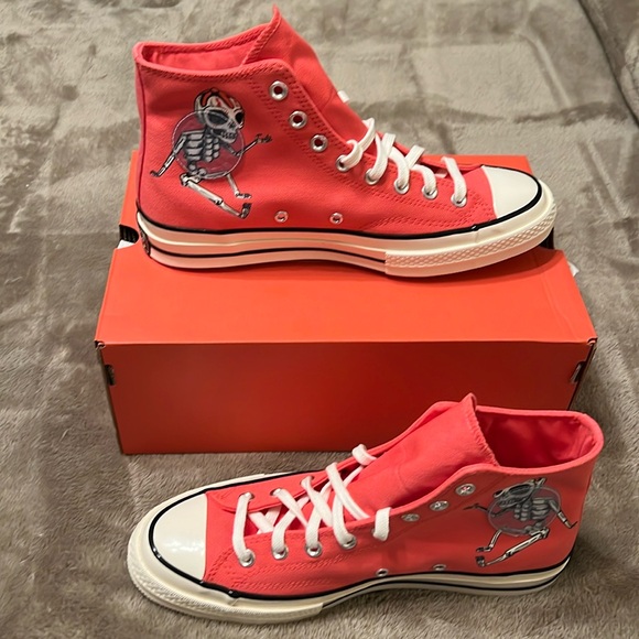 New mens size 9.5 CONVERSE CHUCK 70 SKELETON. Limited Edition - Picture 2 of 8